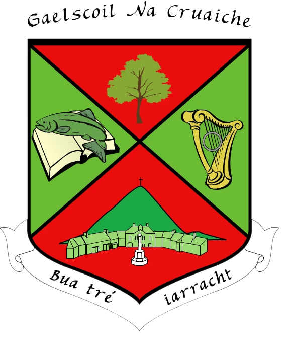 Gaelscoil na Cruaiche Logo